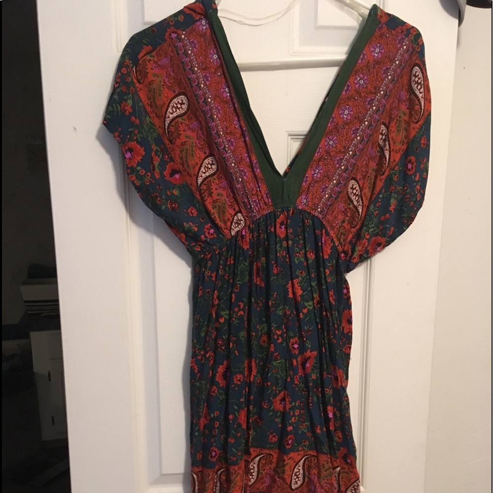 Paisley print dress